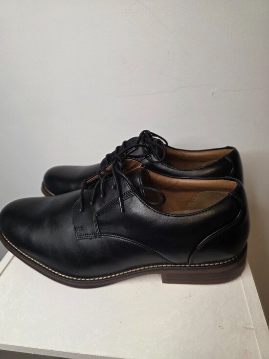 Dockers Men\'s Fairway Black Oxford Lace Up Dress Shoes Size 12W NIB main image 6